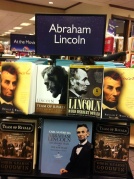 Lincoln display at Barnes & Noble